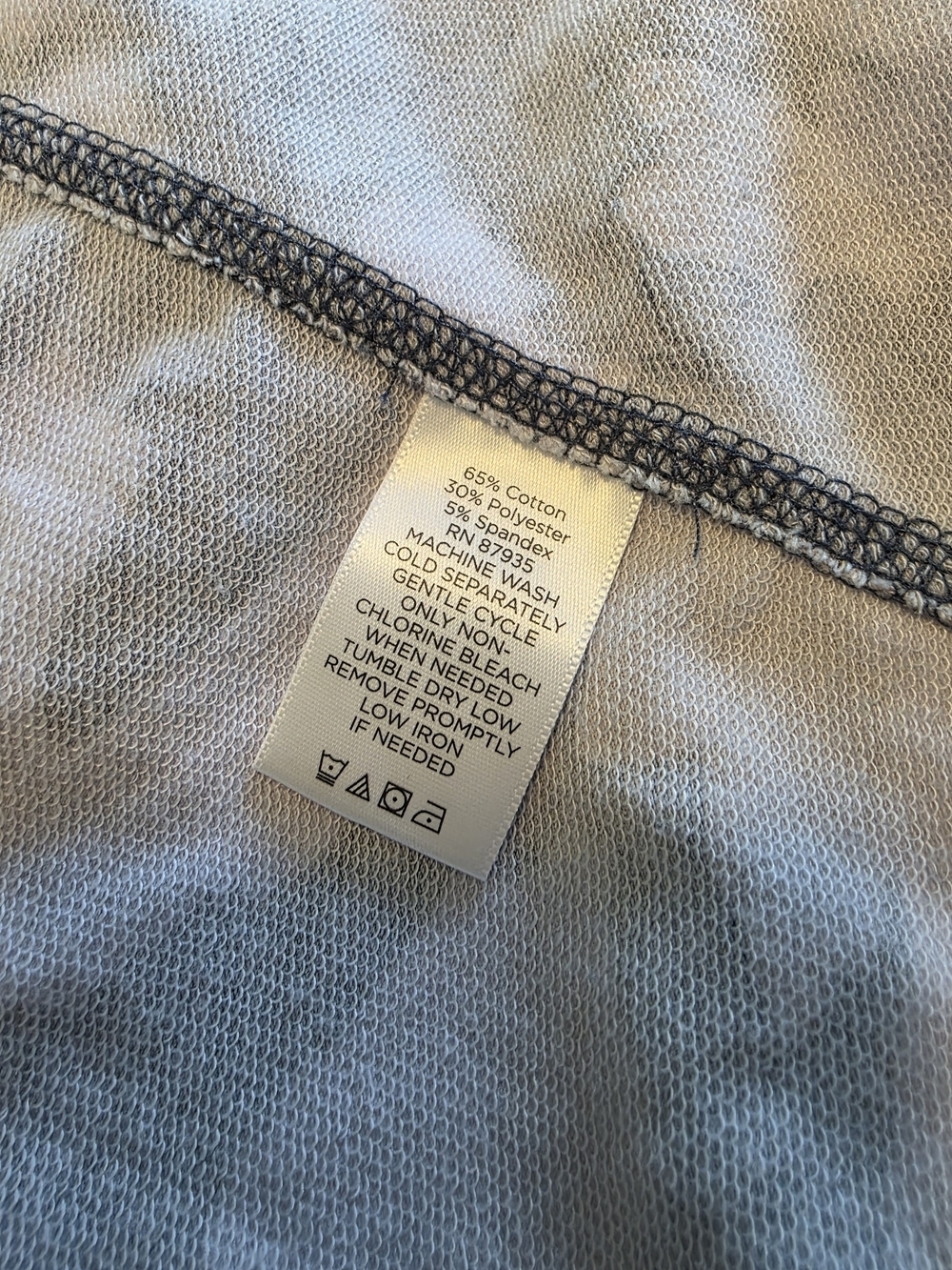 Logo Lounge Knit Camo Print Size XXS Cardigan in Navy, Beige & White - Picture 8 of 8